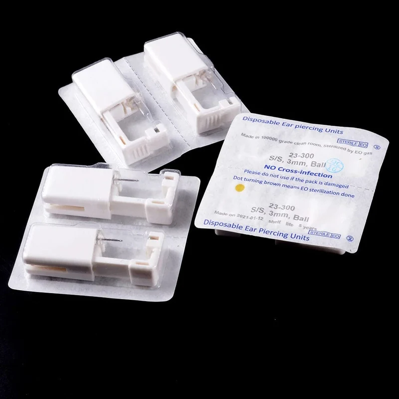 1-20 Teile/satz Ohr Piercing Pistole Einweg Desinfizieren Sicherheit Ohrring Piercer Kit Bolzen Nasenring Piercing Maschine Körper Schmuck Werkzeug