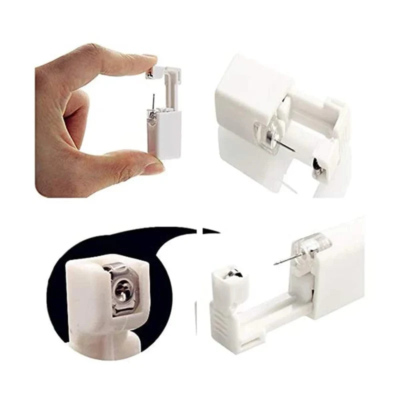 1-20 Teile/satz Ohr Piercing Pistole Einweg Desinfizieren Sicherheit Ohrring Piercer Kit Bolzen Nasenring Piercing Maschine Körper Schmuck Werkzeug