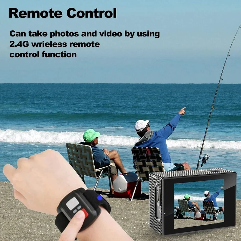 4K Action Kamera 1080P/30FPS WiFi 2.0" 170D Unterwasser Wasserdichte Helm Video Aufnahme Kamera Sport Kameras Outdoor Mini Cam