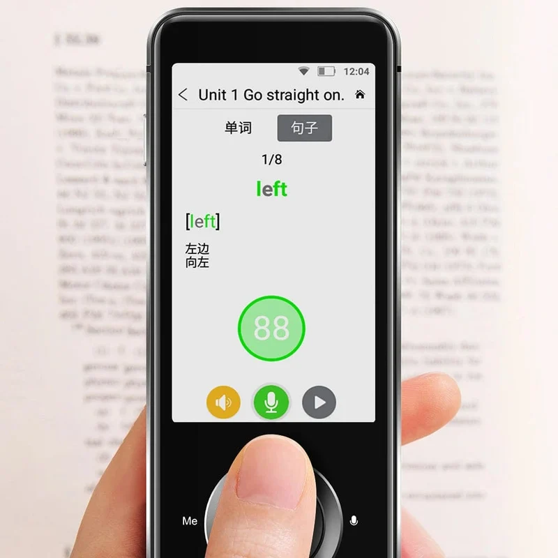2024 Neuester M9 Instant Voice Translator Tragbarer Sprachübersetzer in Echtzeit Smart Translator Unterstützt 12 Offline-Sprachen