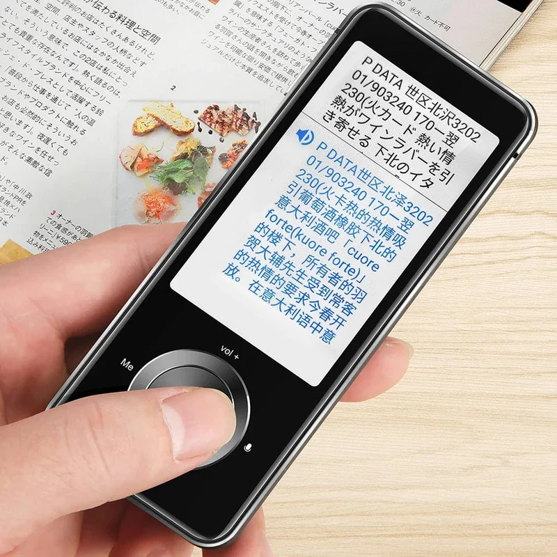 2024 Neuester M9 Instant Voice Translator Tragbarer Sprachübersetzer in Echtzeit Smart Translator Unterstützt 12 Offline-Sprachen
