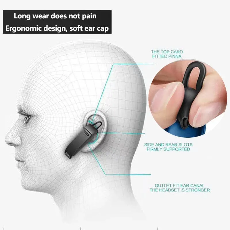 Sprachübersetzer Peiko 25 Sprachen Intelligenter drahtloser Bluetooth-Übersetzer Kopfhörer Freisprecheinrichtung fürs Geschäft im Auto Headset Ohrhörer