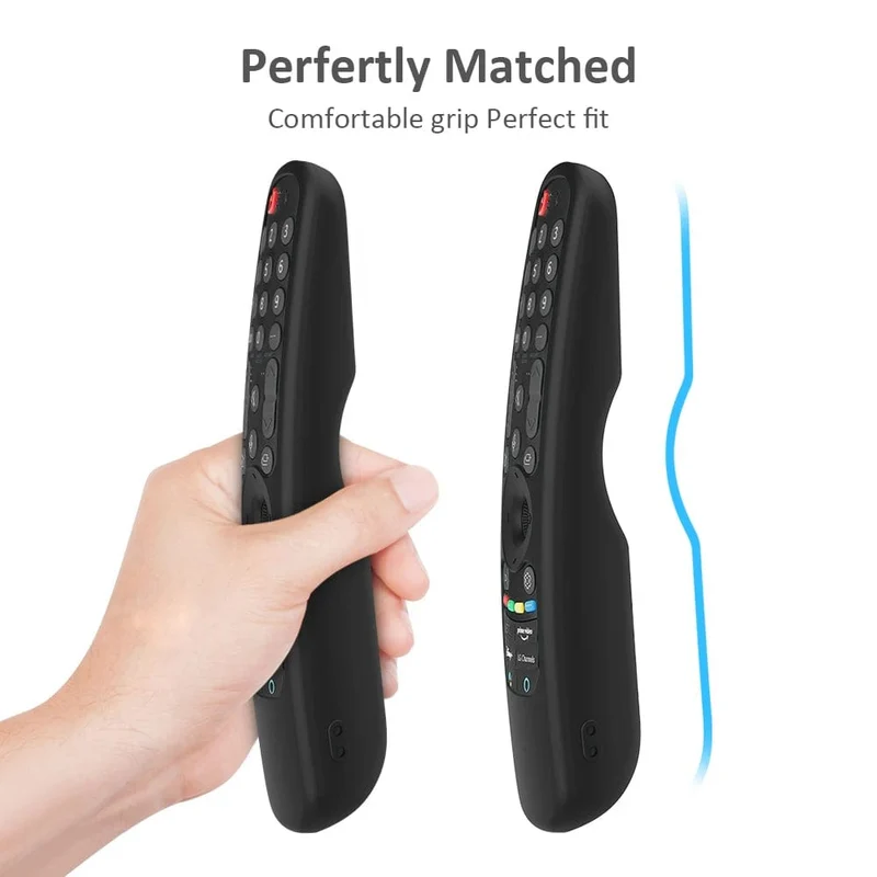 AN-MR21GA Silikonhülle für AN-MR21GC AN-MR21N Magic Remote Control Schutzhülle Soft Cover Stoßfest für OLED-TV-Fernbedienung