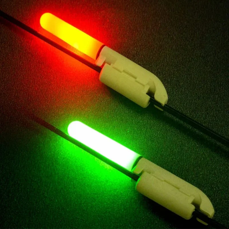 1PC Nacht Angeln Elektronische Stange LED Licht Stick Luminous Glow Wasserdicht Rock Angeln Float Tackle Zubehör CR425 Batterie