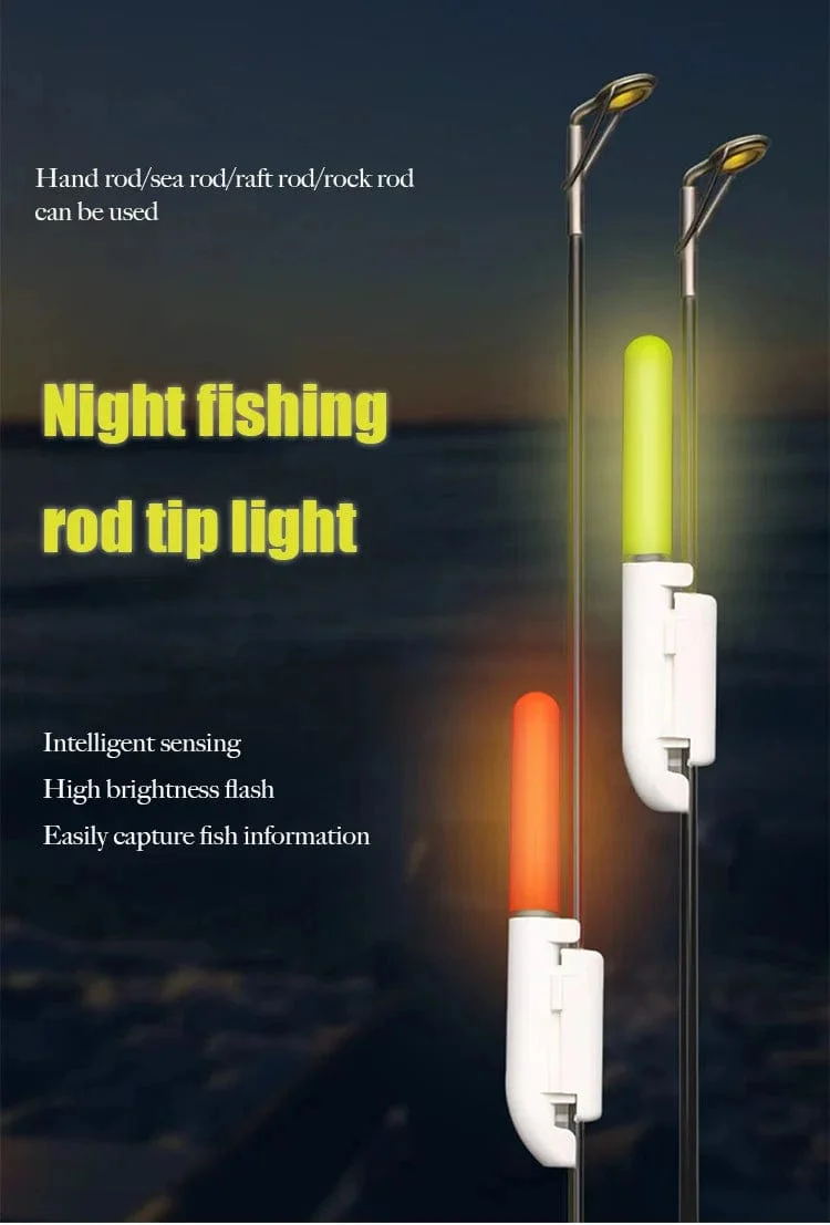 1PC Nacht Angeln Elektronische Stange LED Licht Stick Luminous Glow Wasserdicht Rock Angeln Float Tackle Zubehör CR425 Batterie