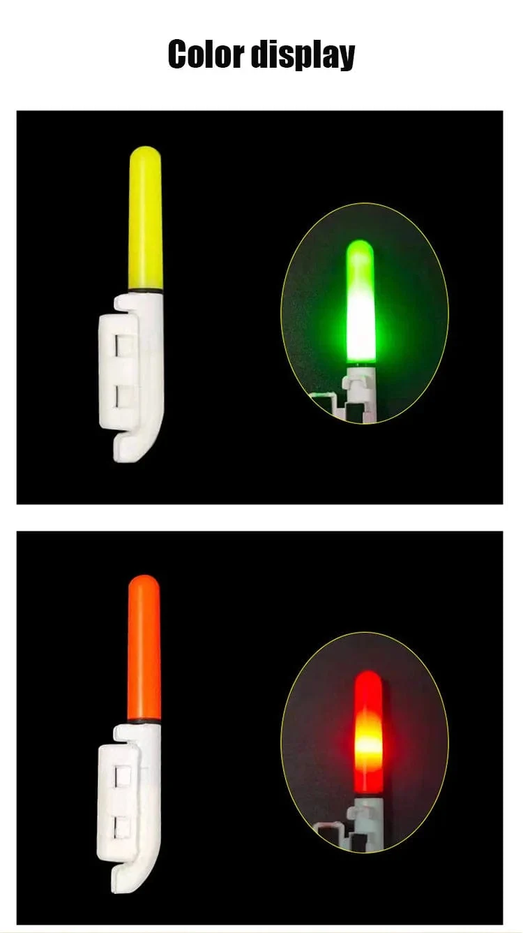 1PC Nacht Angeln Elektronische Stange LED Licht Stick Luminous Glow Wasserdicht Rock Angeln Float Tackle Zubehör CR425 Batterie