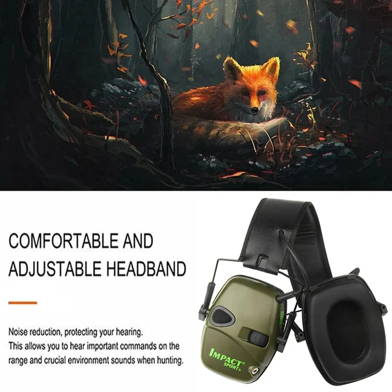 2 PCS Original Taktische Elektronische Schießen Ohrenschützer Outdoor Sport Anti-lärm Headset Auswirkungen Sound Verstärkung