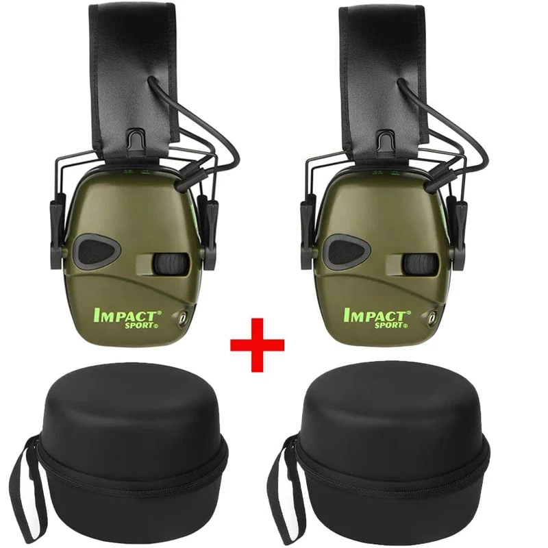 2 PCS Original Taktische Elektronische Schießen Ohrenschützer Outdoor Sport Anti-lärm Headset Auswirkungen Sound Verstärkung