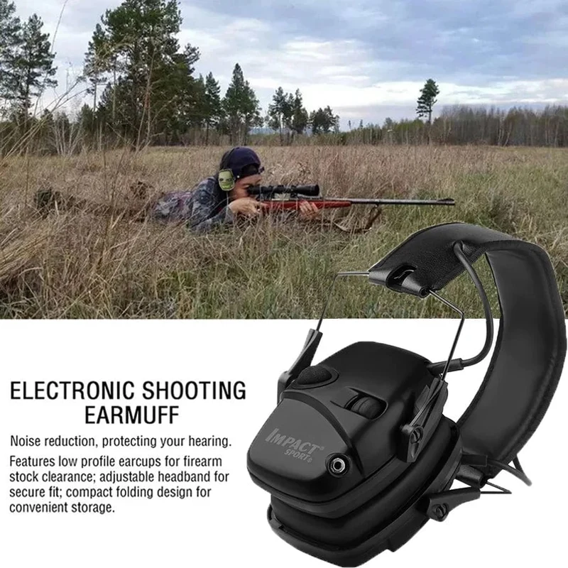 2 PCS Original Taktische Elektronische Schießen Ohrenschützer Outdoor Sport Anti-lärm Headset Auswirkungen Sound Verstärkung