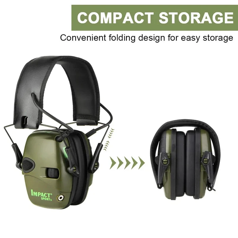 2 PCS Original Taktische Elektronische Schießen Ohrenschützer Outdoor Sport Anti-lärm Headset Auswirkungen Sound Verstärkung