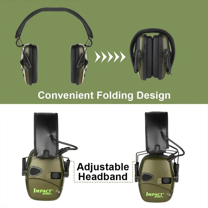2 PCS Original Taktische Elektronische Schießen Ohrenschützer Outdoor Sport Anti-lärm Headset Auswirkungen Sound Verstärkung