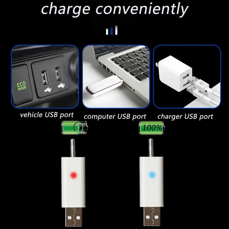 Elektronische Angelrute, leuchtender Stab, Blitzlicht, CR425, 3.6 V Lithiumbatterie, LED, abnehmbare USB-Ladung, wasserdichtes Nachtgerät