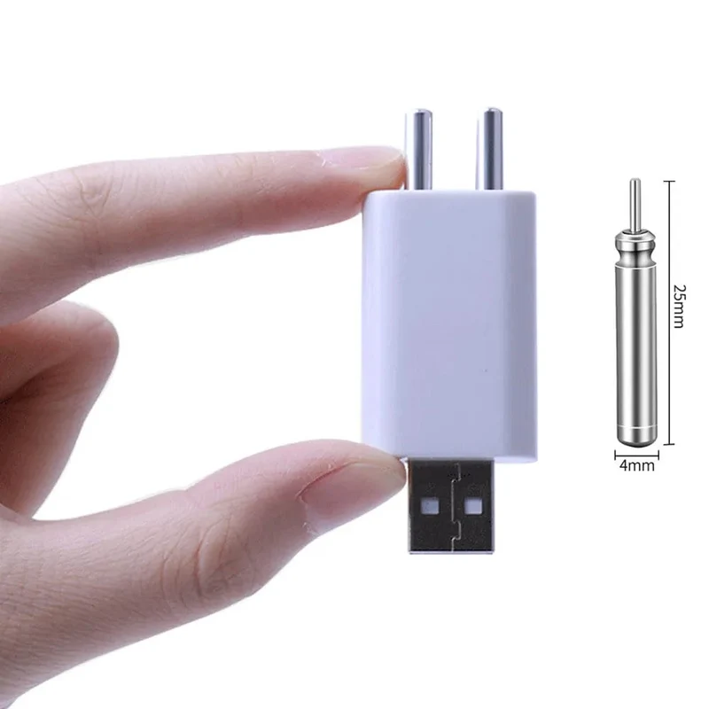 Elektronische Angelrute, leuchtender Stab, Blitzlicht, CR425, 3.6 V Lithiumbatterie, LED, abnehmbare USB-Ladung, wasserdichtes Nachtgerät