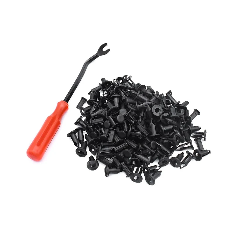 100 stücke ATV UTV Kunststoff Kotflügel Clips Körper Nieten Mit Verschluss Eliminator Für Polaris Predator Rangers RZR Scrambler Sportsman