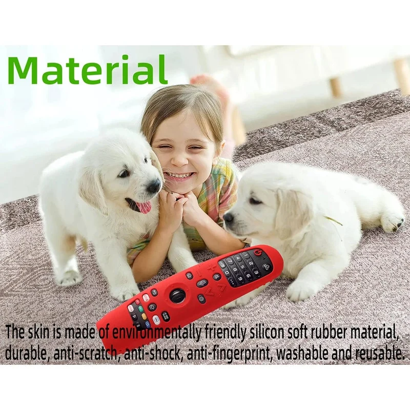 Fernbedienung Fall Weiche Silikon Schutzhülle Kompatibel Für Smart TV AN-MR650A600 20GA 19BA