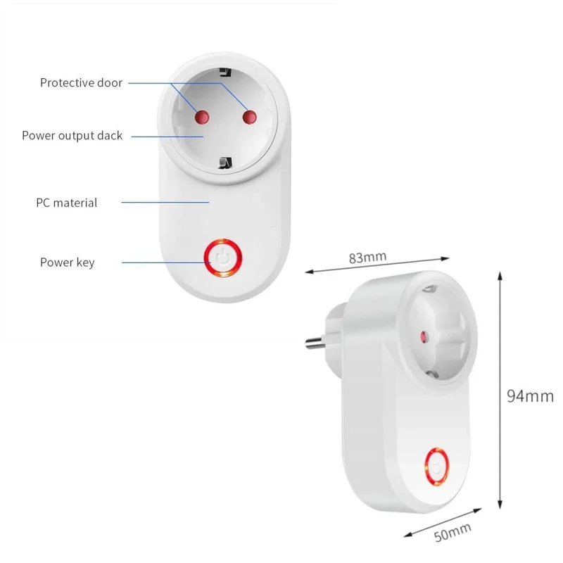 433 MHz RF Universal-Fernbedienung Elektrische Smart-Steckdose mit Fernbedienung 220 V 15 A EU-Steckersteuerung für Haushaltsgeräte/Lampen/Ventilatoren