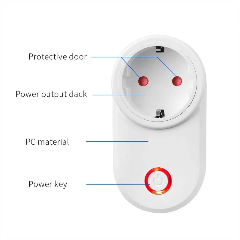433 MHz RF Universal-Fernbedienung Elektrische Smart-Steckdose mit Fernbedienung 220 V 15 A EU-Steckersteuerung für Haushaltsgeräte/Lampen/Ventilatoren