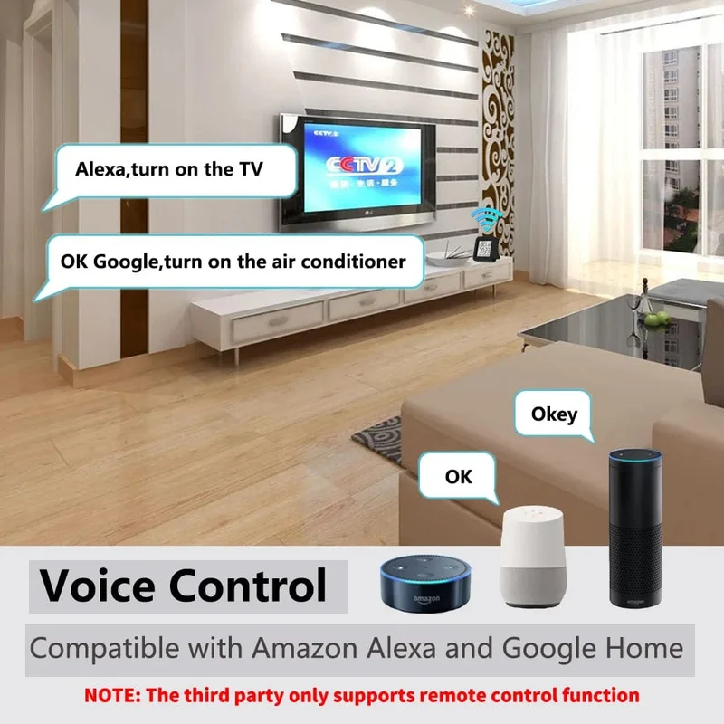 Tuya Smart WiFi Universal IR Remote Temperatur Feuchtigkeit Sensor für Klimaanlage TV AC Funktioniert mit Alexa, google Home Yandex