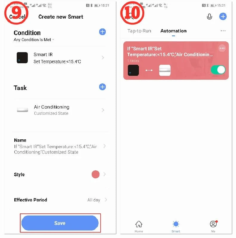 Tuya Smart WiFi Universal IR Remote Temperatur Feuchtigkeit Sensor für Klimaanlage TV AC Funktioniert mit Alexa, google Home Yandex
