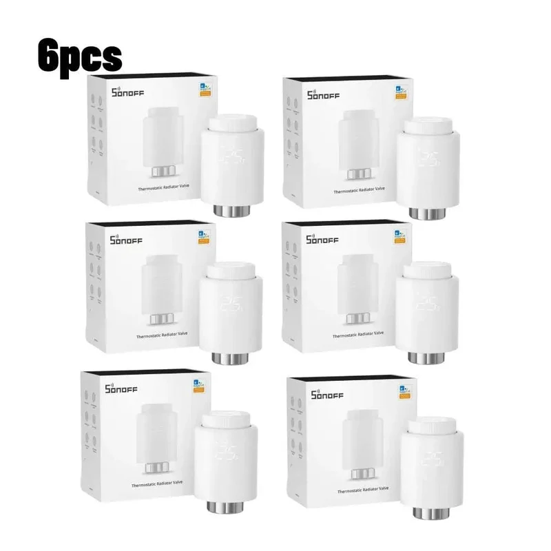 SONOFF Zigbee Thermostatisches Heizkörperventil TRV-ZB Heimtemperatur Intelligente Fernbedienung funktioniert mit Alexa Google ZHA MQTT ewelink