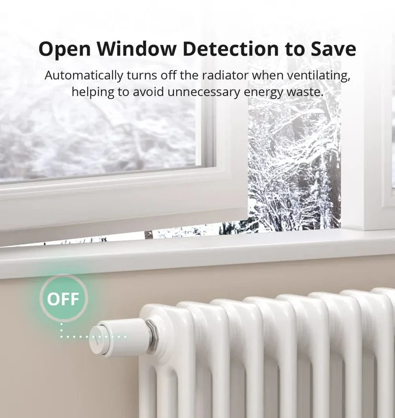 SONOFF Zigbee Thermostatisches Heizkörperventil TRV-ZB Heimtemperatur Intelligente Fernbedienung funktioniert mit Alexa Google ZHA MQTT ewelink