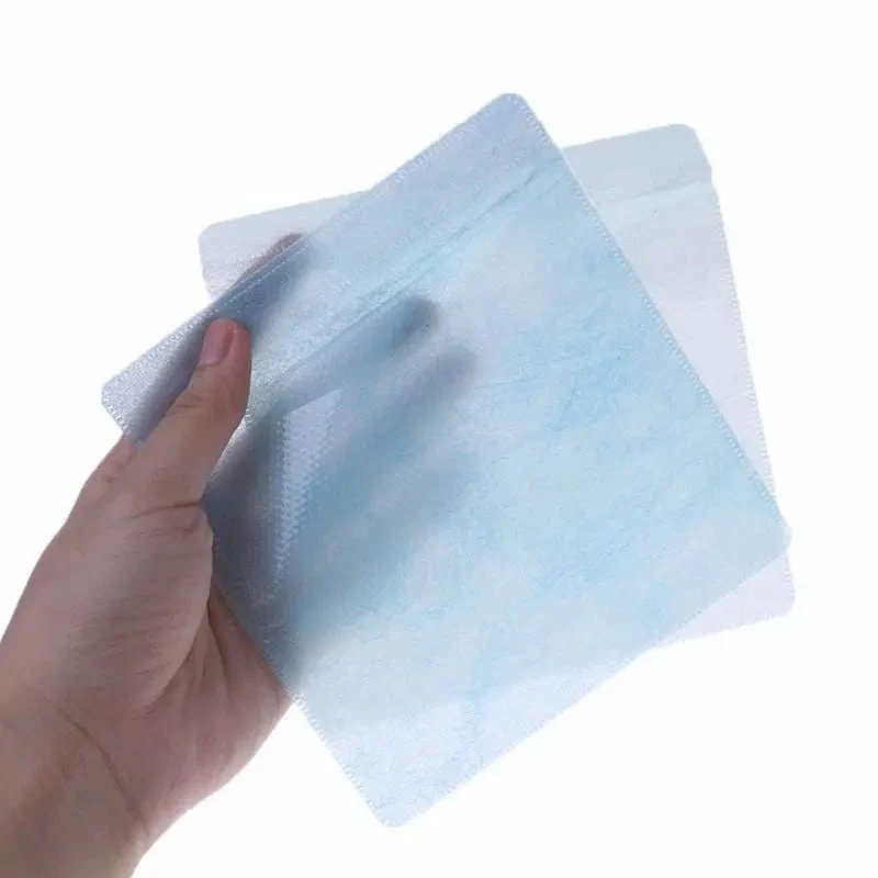 100 Stücke DVD Doppelseitige Abdeckung Aufbewahrungshülle PP Tasche Hülle Umschlaghalter Aufbewahrungstasche PP Tasche Für CD DVD Discs