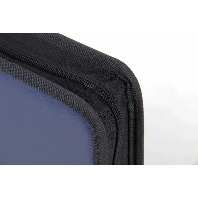 80 Blatt Auto-CD-Hülle Disc DVD-Aufbewahrungstasche Hüllenhalter Aufbewahrungsbox Brieftaschenbox Handtaschen-Organizer mit Reißverschluss
