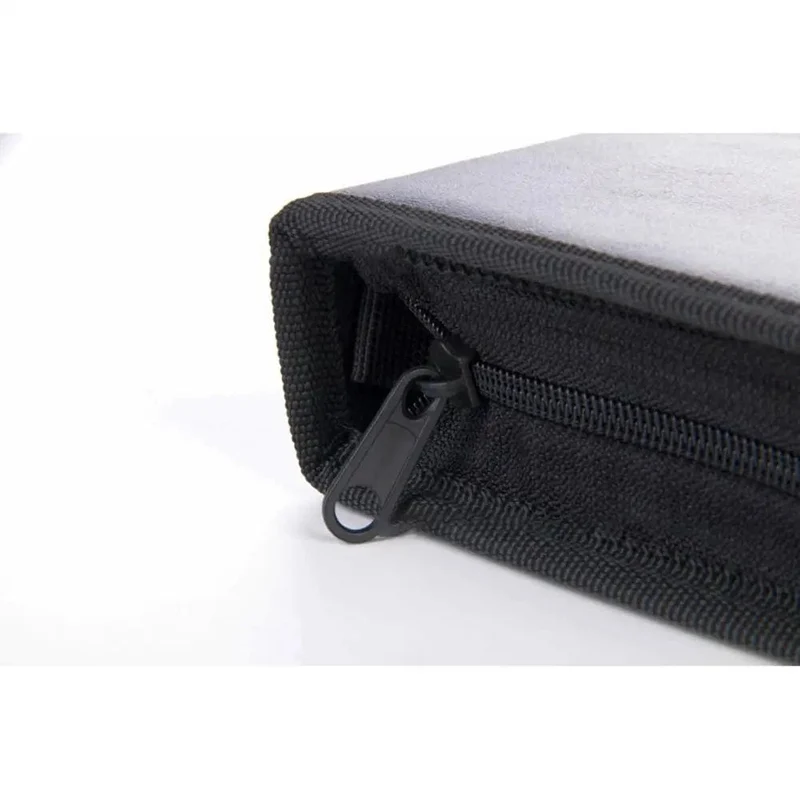 80 Blatt Auto-CD-Hülle Disc DVD-Aufbewahrungstasche Hüllenhalter Aufbewahrungsbox Brieftaschenbox Handtaschen-Organizer mit Reißverschluss