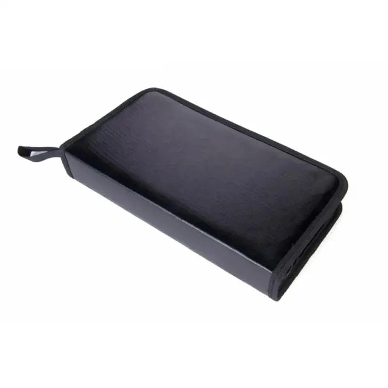 80 Blatt Auto-CD-Hülle Disc DVD-Aufbewahrungstasche Hüllenhalter Aufbewahrungsbox Brieftaschenbox Handtaschen-Organizer mit Reißverschluss
