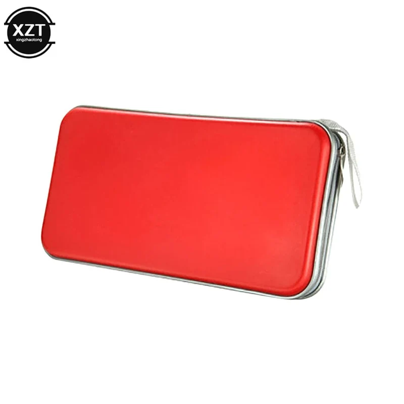 Wasserdichte CD-Tasche mit 80 Stück Fassungsvermögen, DVD-VCD-Geldbörse, Aufbewahrungs-Organizer-Hülle, CD-Hülle aus Hart-EVA, Album-Box-Halter mit Reißverschluss