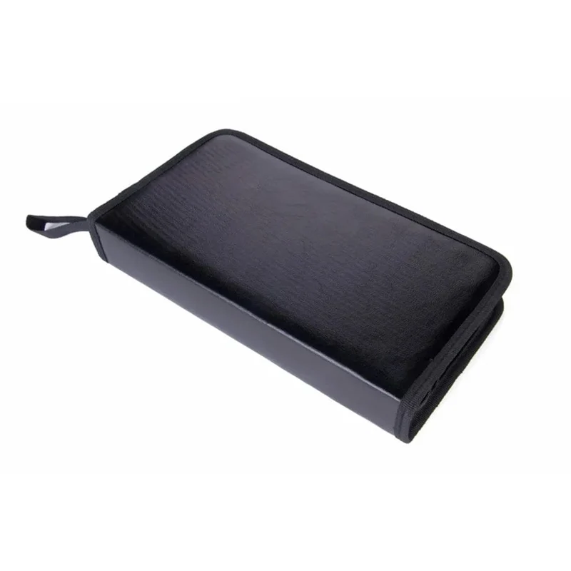 80-Blatt-Auto-CD-Hülle, Disc-DVD-Aufbewahrungstasche, Hüllen mit hoher Kapazität, CD-Halter, Tragebox, Handtasche mit Reißverschluss, Album-Organizer