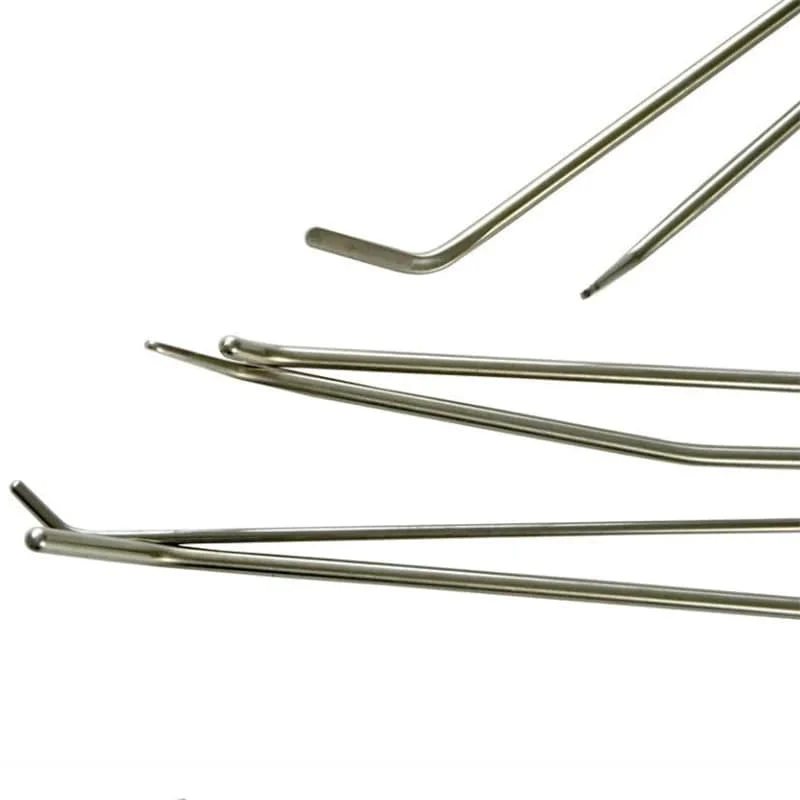 6/17-teiliges Auto-Dellenreparatur-Haken aus Edelstahl, Schubstangen, Karosserie-Dellenentfernung, Brecheisen-Set, Kfz-Ding-Hagel-Abzieher-Set