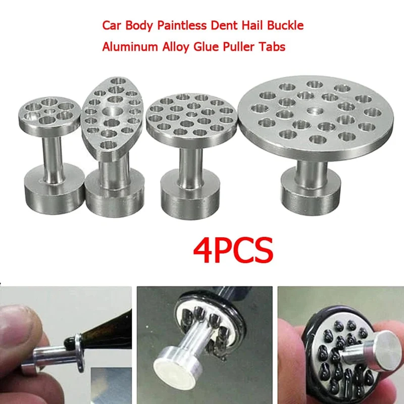 Auto Karosserie Ausbeulen ohne Ausbeulen Hagel Schnalle Aluminium Legierung Kleber Puller Tabs Entferner Auto Reparatur Set Lack Ausbeulen Reparatur Werkzeug