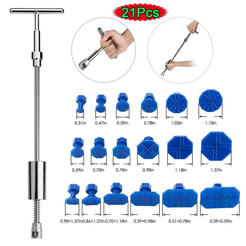 Professionelles Dellenreparatur-Set für Autos, Dellenentfernung ohne Lackierung, Dellenentfernungs-Set für die Karosserie, Dellenzieher für Autowerkstätten