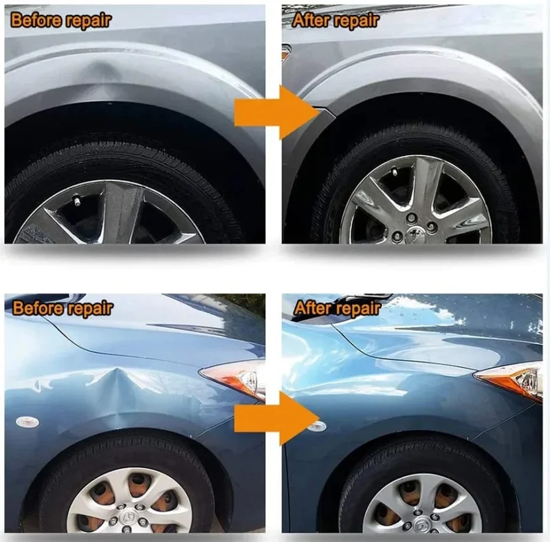 Auto-Dellenreparatur-Werkzeuge ohne Lackierung, EU-Stecker, Klebepistole, Auto-Dellenreparatur-Set, Dellenentfernungsset, Dellenentferner, Dellenzieher für Autos, Fahrzeuge