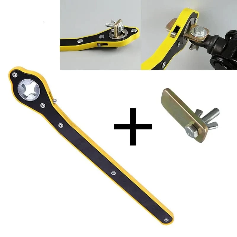 Universal Auto Rad Hand Kurbel Ratsche Schlüssel Garage Reifen Rad Griff Kreuzschlitzschlüssel Auto Arbeitssparende Wagenheber Reifen Reparatur Werkzeug