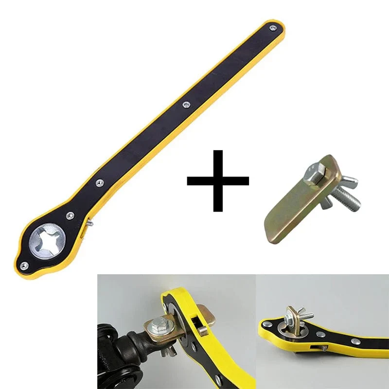 Universal Auto Rad Hand Kurbel Ratsche Schlüssel Garage Reifen Rad Griff Kreuzschlitzschlüssel Auto Arbeitssparende Wagenheber Reifen Reparatur Werkzeug