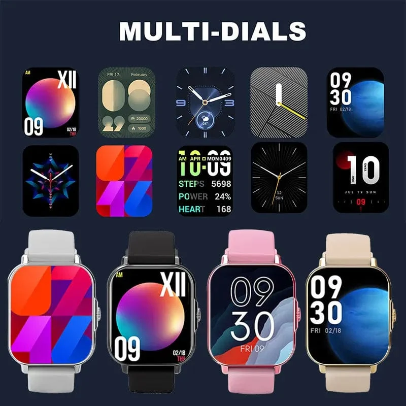 Smart Watch, kabelloses Anrufen/Wählen, Multi-Sport-Modus, mehrere APP-Erinnerungen, geeignet für jeden Freund, kompatibel mit IPhone/Und