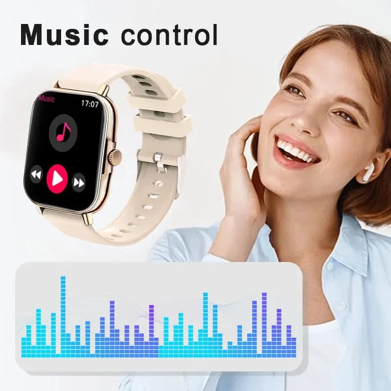 Smart Watch, kabelloses Anrufen/Wählen, Multi-Sport-Modus, mehrere APP-Erinnerungen, geeignet für jeden Freund, kompatibel mit IPhone/Und