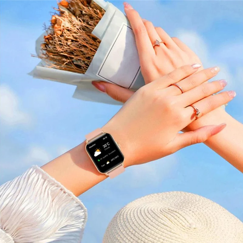 Smart Watch, kabelloses Anrufen/Wählen, Multi-Sport-Modus, mehrere APP-Erinnerungen, geeignet für jeden Freund, kompatibel mit IPhone/Und