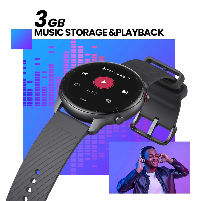 [Neue Version] Amazfit GTR 2 Neue Version Smartwatch 46 mm Alexa Gebogenes rahmenloses Design Ultralange Akkulaufzeit Smart Watch