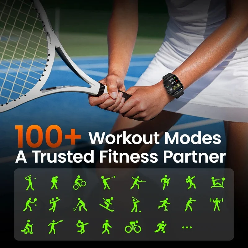 HAYLOU Watch S8 Smartwatch 1.96 Zoll AMOLED Curved Screen BT5.3 Bluetooth Call AI Voice Assistant 20 Tage Smartwatches für Herren