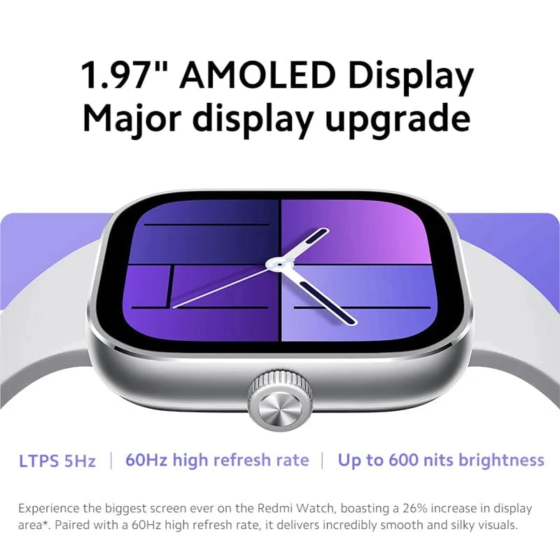 Auf Lager Globale Version Redmi Watch 4 Smart Watch Ultragroßes 1.97-Zoll-AMOLED-Display 20 Tage Akkulaufzeit Unterstützt 5-System