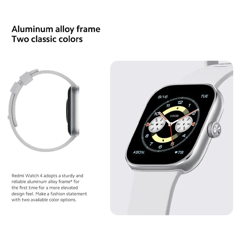 Auf Lager Globale Version Redmi Watch 4 Smart Watch Ultragroßes 1.97-Zoll-AMOLED-Display 20 Tage Akkulaufzeit Unterstützt 5-System
