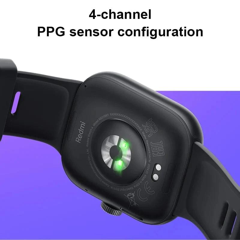 Auf Lager Globale Version Redmi Watch 4 Smart Watch Ultragroßes 1.97-Zoll-AMOLED-Display 20 Tage Akkulaufzeit Unterstützt 5-System