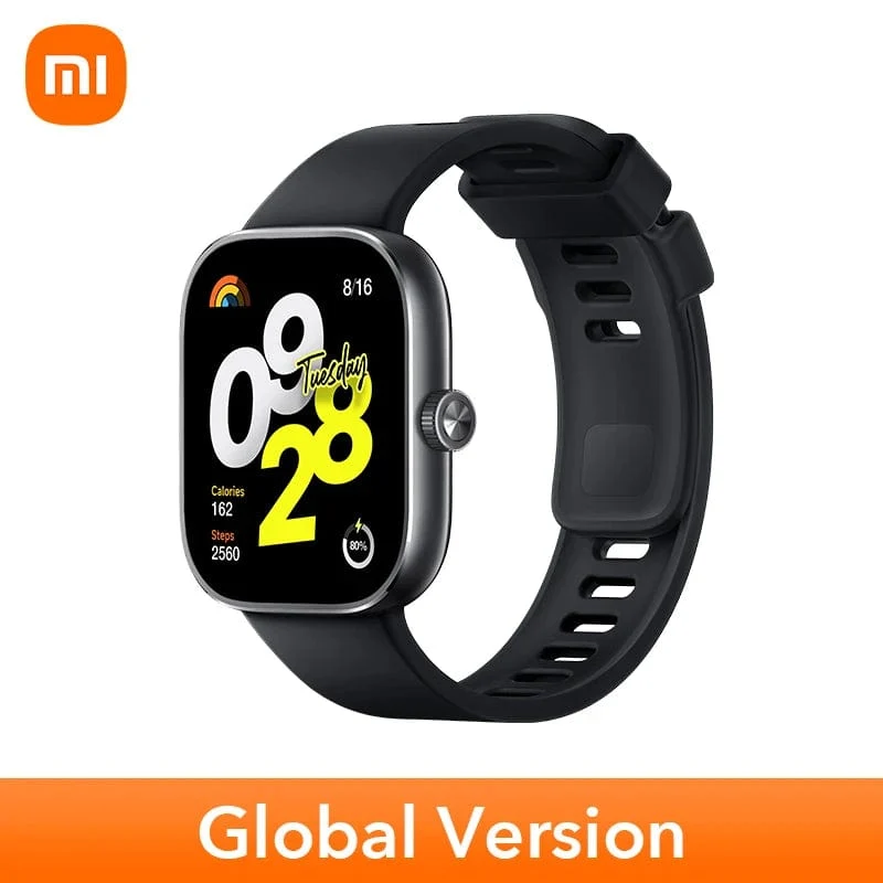 Auf Lager Globale Version Redmi Watch 4 Smart Watch Ultragroßes 1.97-Zoll-AMOLED-Display 20 Tage Akkulaufzeit Unterstützt 5-System