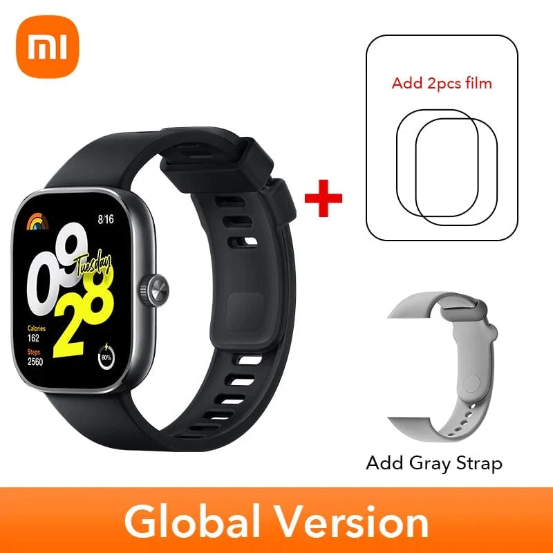 Auf Lager Globale Version Redmi Watch 4 Smart Watch Ultragroßes 1.97-Zoll-AMOLED-Display 20 Tage Akkulaufzeit Unterstützt 5-System