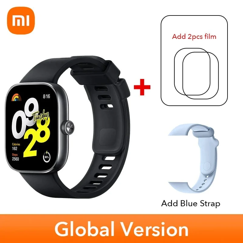 Auf Lager Globale Version Redmi Watch 4 Smart Watch Ultragroßes 1.97-Zoll-AMOLED-Display 20 Tage Akkulaufzeit Unterstützt 5-System