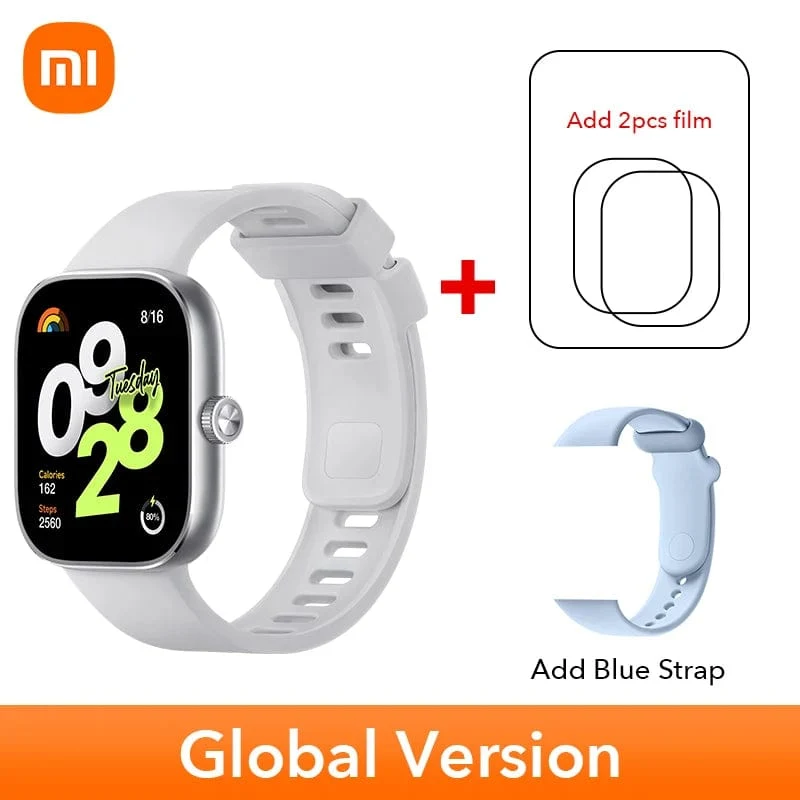 Auf Lager Globale Version Redmi Watch 4 Smart Watch Ultragroßes 1.97-Zoll-AMOLED-Display 20 Tage Akkulaufzeit Unterstützt 5-System