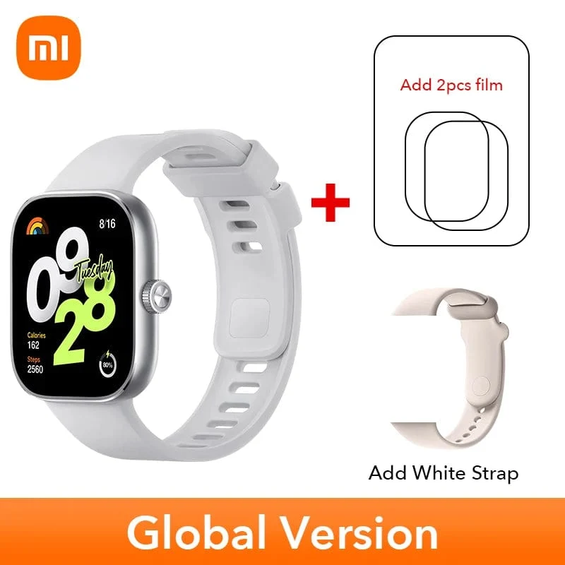 Auf Lager Globale Version Redmi Watch 4 Smart Watch Ultragroßes 1.97-Zoll-AMOLED-Display 20 Tage Akkulaufzeit Unterstützt 5-System